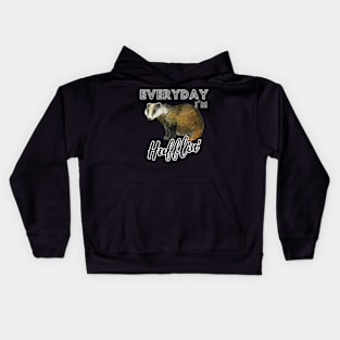 Everyday I'm Hufflin' Kids Hoodie